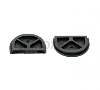 Комплект уплотнительных резинок в полукруглый стеклодержатель штамп. (1 компл/2 шт), стекло 10.0 мм