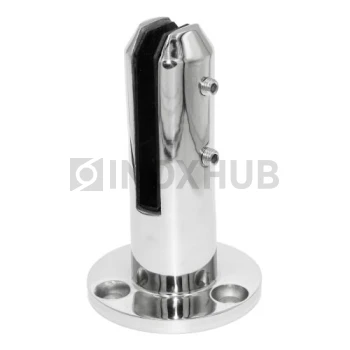 Напольный стеклодержатель литой круглый Ø50×160 мм, AISI 316, GRIT 600 Напольный стеклодержатель литой круглый Ø50×160 мм, AISI 316, GRIT 600