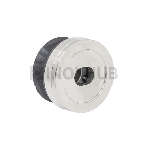 Точечное крепление (502 SSS) 8.5-11.5 мм, регулируемое под зенковку, AISI 304, нерж. сталь матовая