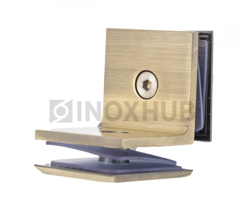 Коннектор (725 Bronze) стекло-стекло 90°, под Бронзу Коннектор (725 Bronze) стекло-стекло 90°, под Бронзу