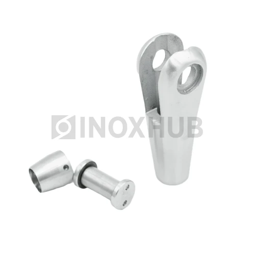 Наконечник для крепления тяги правый, M14 шаг Р=2, AISI 316, GRIT 320 