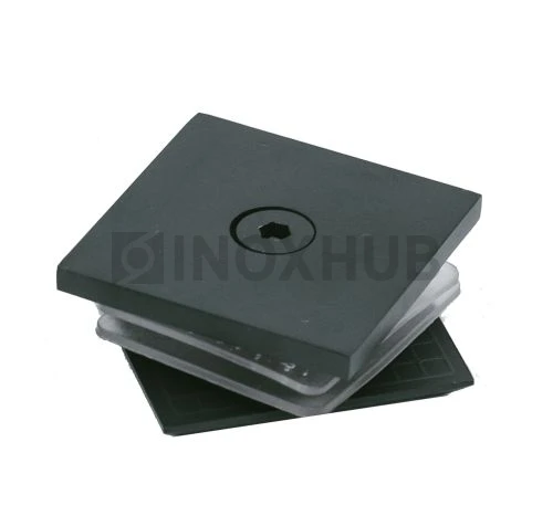 Коннектор (721 BLC) стекло-стена, Черный мат