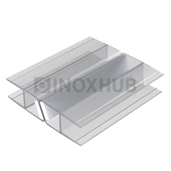 Профиль (208-8) магнит белый 135º, L=2200 (1компл/2 шт), стекло 8.0 мм 