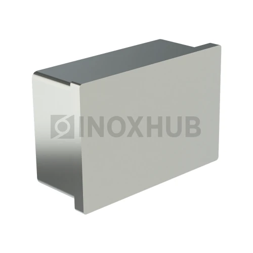 Заглушка для поручня, 60.0×40.0 мм, AISI 304, GRIT 600