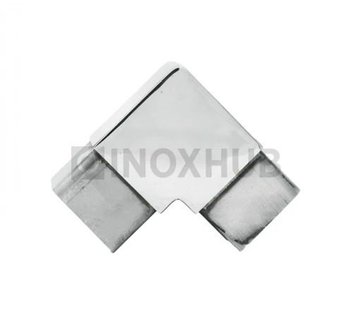Отвод для поручня с пазом, 40.0×40.0 мм, AISI 304, GRIT 600 Отвод для поручня с пазом, 40.0×40.0 мм, AISI 304, GRIT 600