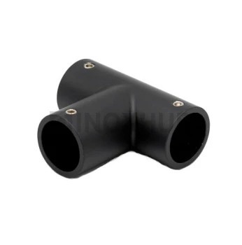 Соединитель-тройник (902 BLC) штанга Ø19 мм, Черный мат