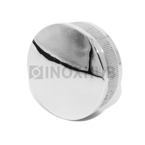 Заглушка литая плоская, Ø38.1 мм, AISI 304, GRIT 600