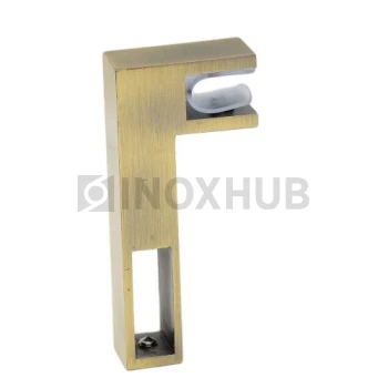 Держатель стекла (346 Bronze) горизонтальный, для штанги 30×10 мм, под Бронзу Держатель стекла (346 Bronze) горизонтальный, для штанги 30×10 мм, под Бронзу