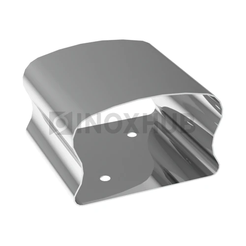 Соединитель пластикового фигурного поручня, AISI 304, GRIT 600 Соединитель пластикового фигурного поручня, AISI 304, GRIT 600