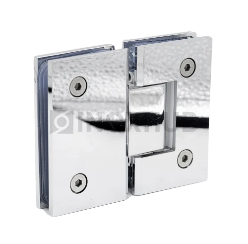 Петля (303 PBrass) стекло-стекло 180°, (без фаски), латунь, полированный хром Петля (303 PBrass) стекло-стекло 180°, (без фаски), латунь, полированный хром