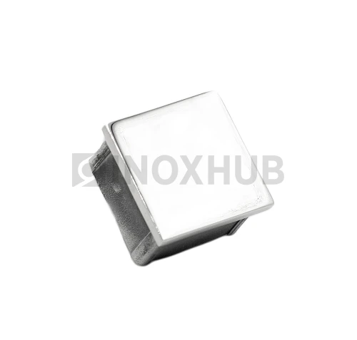 Заглушка литая плоская, 40.0×40.0 мм, AISI 304, GRIT 600