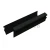 Уплотнитель для П швеллер 22 и П швеллер 24, стекло 10.0 мм, черный Уплотнитель для П швеллер 22 и П швеллер 24, стекло 10.0 мм, черный
