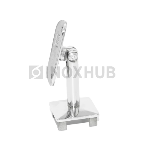 Наконечник штырь литой облегченный с ложементом (Ø50.8) регулируемый, 40.0×40.0 мм, AISI 304, GRIT 600 Наконечник штырь литой облегченный с ложементом (Ø50.8) регулируемый, 40.0×40.0 мм, AISI 304, GRIT 600