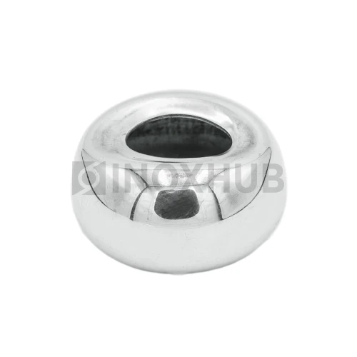 Соединение поручня со стойкой штамп. под 90°, Ø38.1 мм, AISI 201, GRIT 600