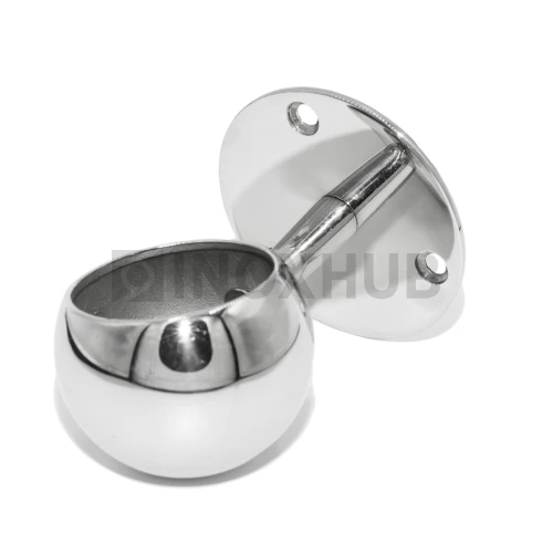 Пристенное крепление "кольцо" оконечное Ø50.8 мм, AISI 304, GRIT 600 Пристенное крепление "кольцо" оконечное Ø50.8 мм, AISI 304, GRIT 600