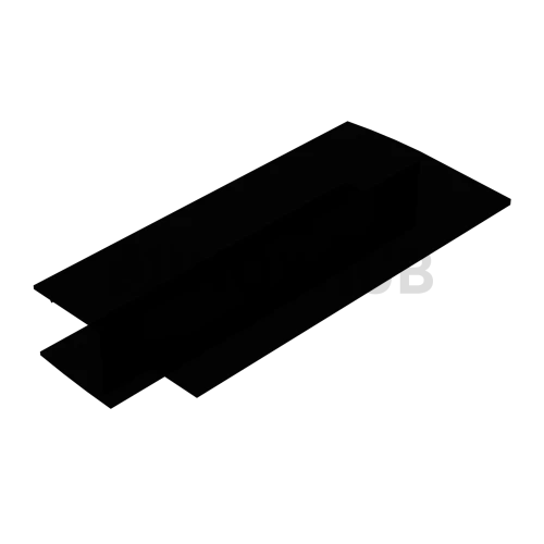 Профиль (204-8 BLC), L=3000, стекло 8.0 мм, ПВХ Черный мат Профиль (204-8 BLC), L=3000, стекло 8.0 мм, ПВХ Черный мат