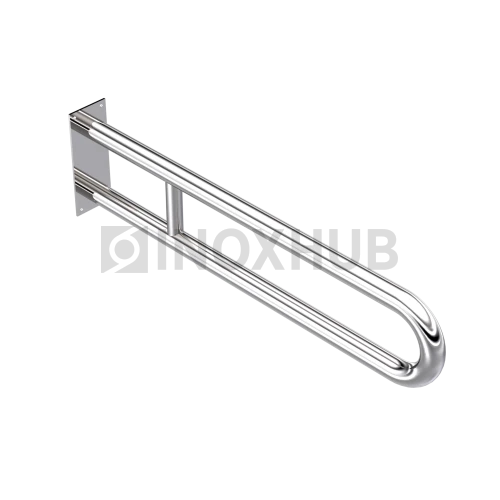 Поручень двойной фиксированный, Ø38 мм, AISI 201, GRIT 600