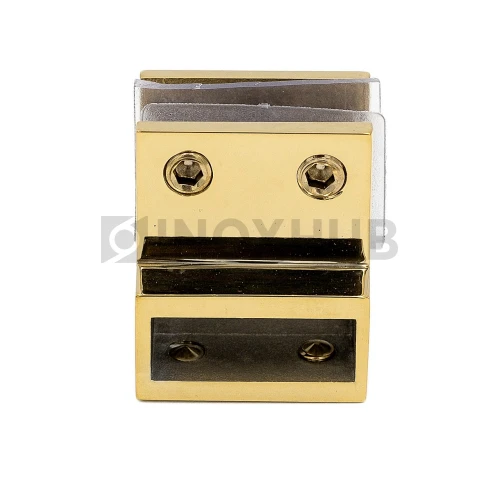 Держатель стекла (347 Gold) торцевой горизонтальный, штанга 30×10 мм, под Золото Держатель стекла (347 Gold) торцевой горизонтальный, штанга 30×10 мм, под Золото