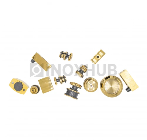 Комплект душевой (400 Gold) раздвижной системы, под Золото