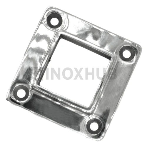 Фланец настенный литой, 40.0×40.0 мм, AISI 304, GRIT 600 Фланец настенный литой, 40.0×40.0 мм, AISI 304, GRIT 600