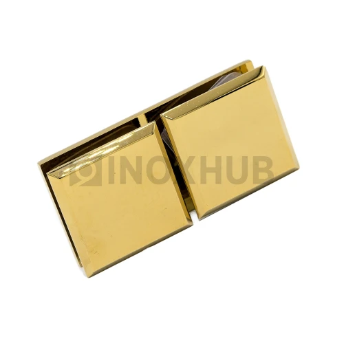 Коннектор (724 Gold) стекло-стекло 180°, под Золото