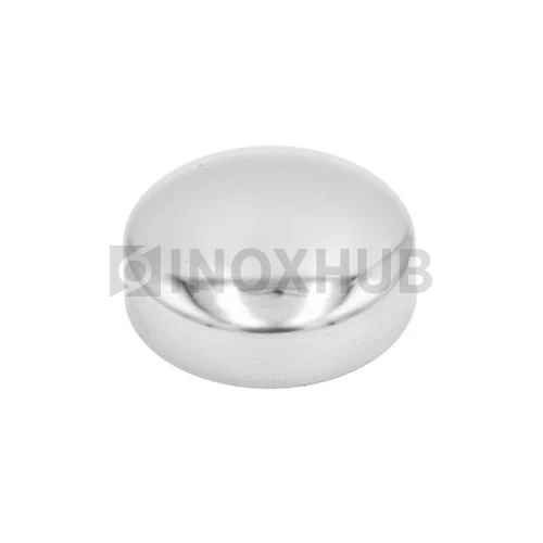 Заглушка внешняя штамп., Ø50.8 мм, AISI 304, GRIT 600