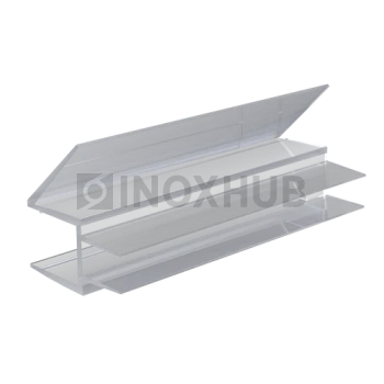 Профиль (206-8) нижний, L=2200, стекло 8.0 мм