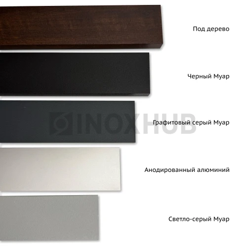 Набор зажимной, профиль 40А (база 40А-3000), L=3000мм, крышки RAL 9005 Черный Муар Набор зажимной, профиль 40А (база 40А-3000), L=3000мм, крышки RAL 9005 Черный Муар