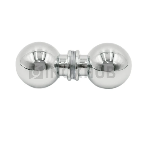 Кноб шар (698 PC), стекло 6.0-12.0 мм, полированный хром