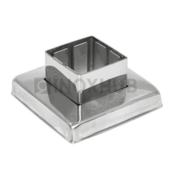 Фланец цанговый сборный, 40.0×40.0 мм, AISI 304, GRIT 600 Фланец цанговый сборный, 40.0×40.0 мм, AISI 304, GRIT 600