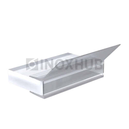 Профиль (203-8 CL), L=2200, стекло 8.0 мм, ПВХ прозрачный БЕЛЫЙ Профиль (203-8 CL), L=2200, стекло 8.0 мм, ПВХ прозрачный БЕЛЫЙ