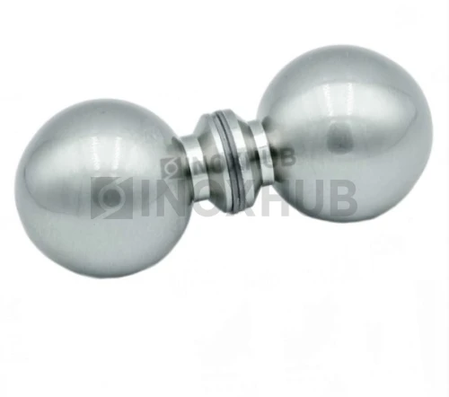 Кноб шар (698 SC), стекло 6.0-12.0 мм, матовый хром