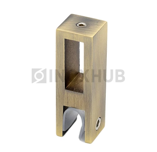 Держатель стекла (345 Bronze) вертикальный, для штанги 30×10 мм, под Бронзу