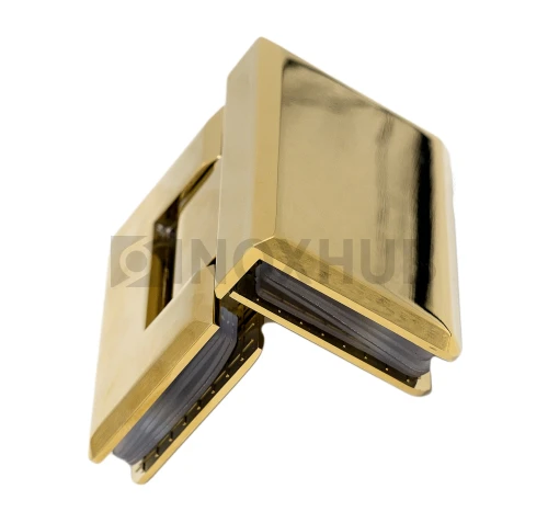 Петля (304 Gold) стекло-стекло 90°, под Золото