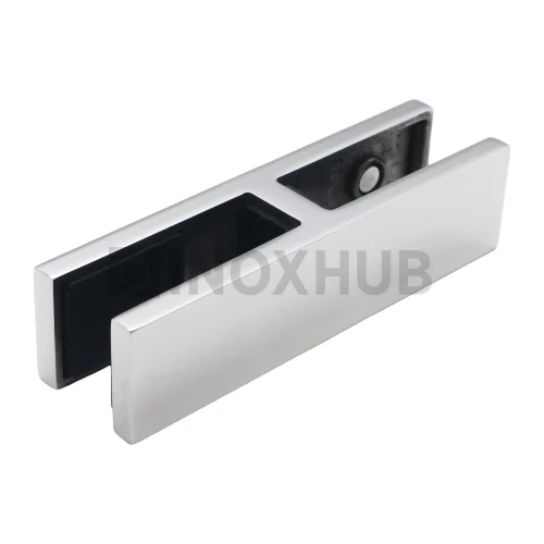 Стеклодержатель под 180º, стекло 10.0-12.0 мм, AISI 304, GRIT 600