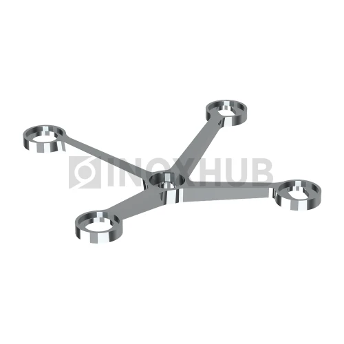 X-образный спайдер, AISI 316, GRIT 600