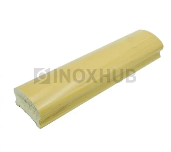 Пластиковый поручень, фигурный, цвет светлый Бук, 38.0×64.0×4000 мм Пластиковый поручень, фигурный, цвет светлый Бук, 38.0×64.0×4000 мм