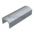 П-поручень под уплотнитель, под стекло 12 мм, L=6000, Анодированный алюминий