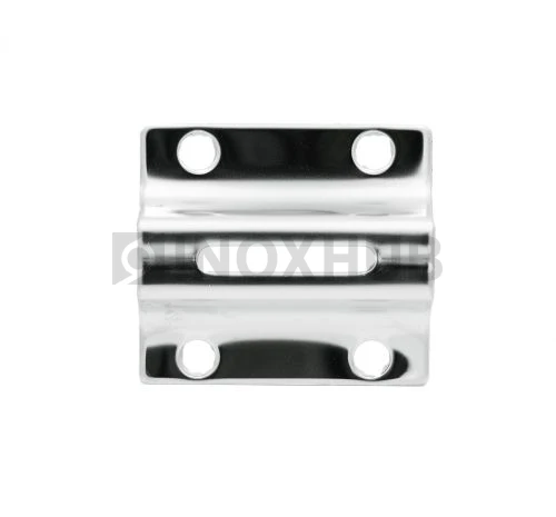 Пластина торцевого крепления стойки под сварку, Ø38.1 мм, AISI 304, GRIT 600