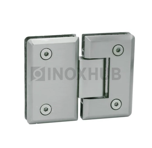 Петля (303 SC) стекло-стекло 180°, матовый хром