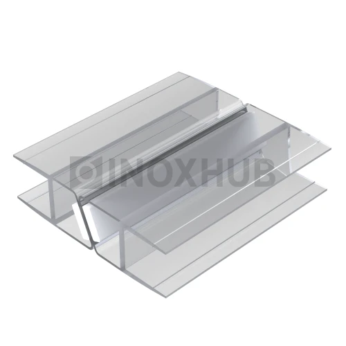 Профиль (208-10) магнит белый 135º, L=2200 (1компл/2 шт), стекло 10.0 мм