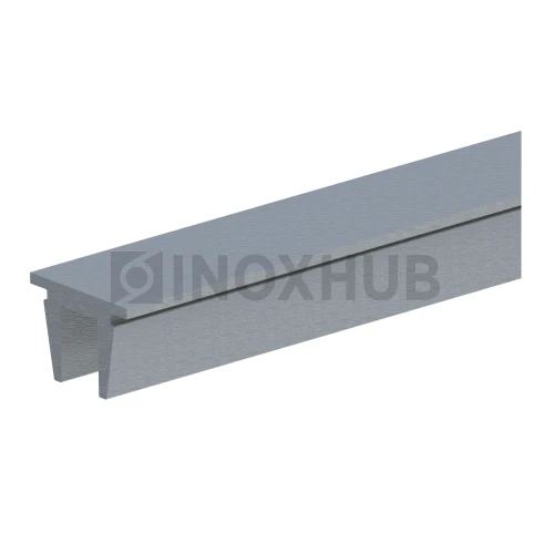 Заглушка (764 al) для профиля 763 756, L=1000 мм, шлифованный алюминий