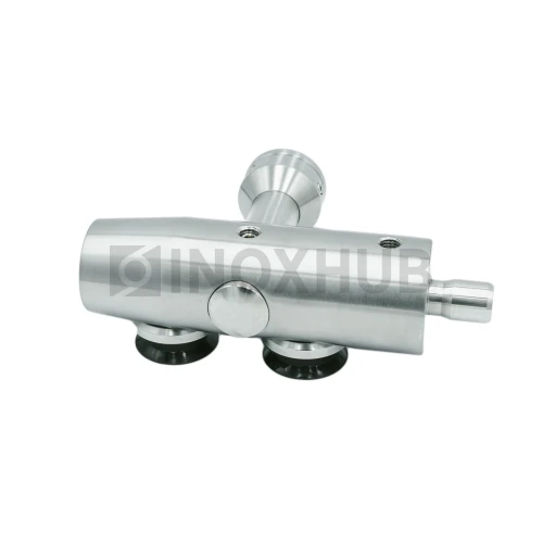 Фитинг (730 SSS) с осью стена-фрамуга под зенковку, нерж. сталь матовая Фитинг (730 SSS) с осью стена-фрамуга под зенковку, нерж. сталь матовая