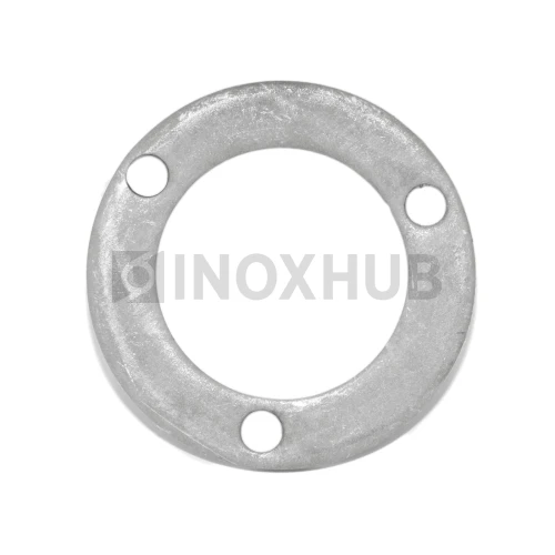 Фланец под сварку, Ø38.1×82.0×3.0 мм, AISI 304, GRIT 600