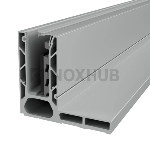 Профиль 120 БАЗА комплект, 134.0×120.0×6000 мм, Анодированный алюминий