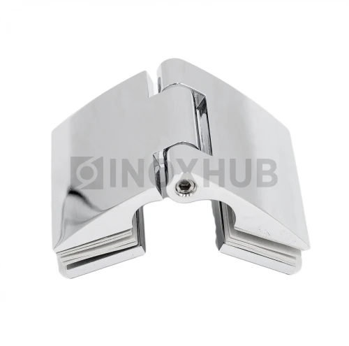 Петля (512 PC) стекло-стекло, открывание наружу, полированный хром