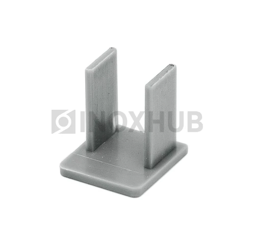 Заглушка для П швеллер 22, пластик серый Заглушка для П швеллер 22, пластик серый