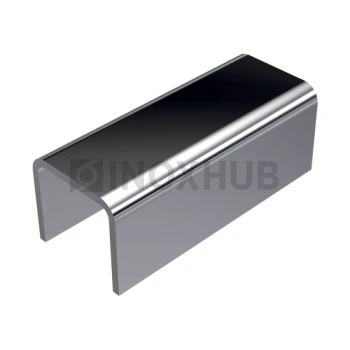 Профиль (П-16-2500 PSS) П-образный, 20.7×18.5 мм L=2500, стекло 16.0 мм, AISI 304 GRIT 600 Профиль (П-16-2500 PSS) П-образный, 20.7×18.5 мм L=2500, стекло 16.0 мм, AISI 304 GRIT 600