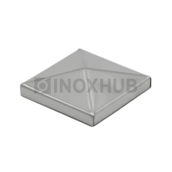 Заглушка сварная, 40.0×40.0 мм, AISI 304, GRIT 600 Заглушка сварная, 40.0×40.0 мм, AISI 304, GRIT 600