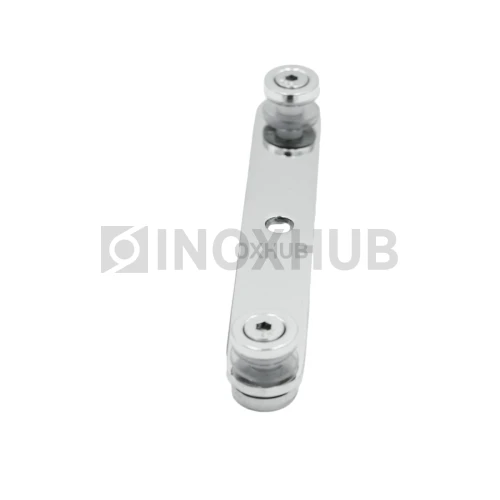 Стеклодержатель пластина двойной м/о 170 мм, стекло 6.0-18.0 мм, AISI 304, GRIT 600